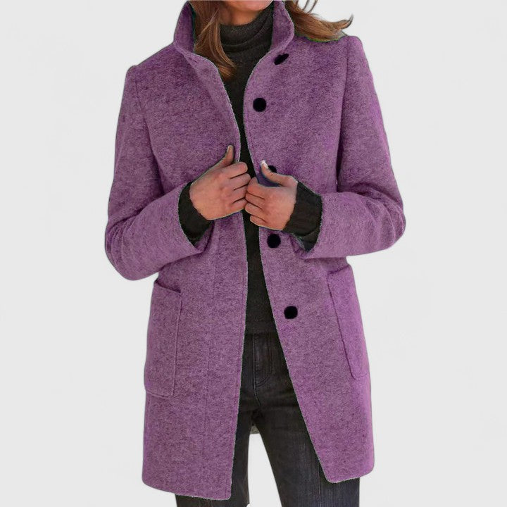 The Celine™ | Tailored Textured Coat