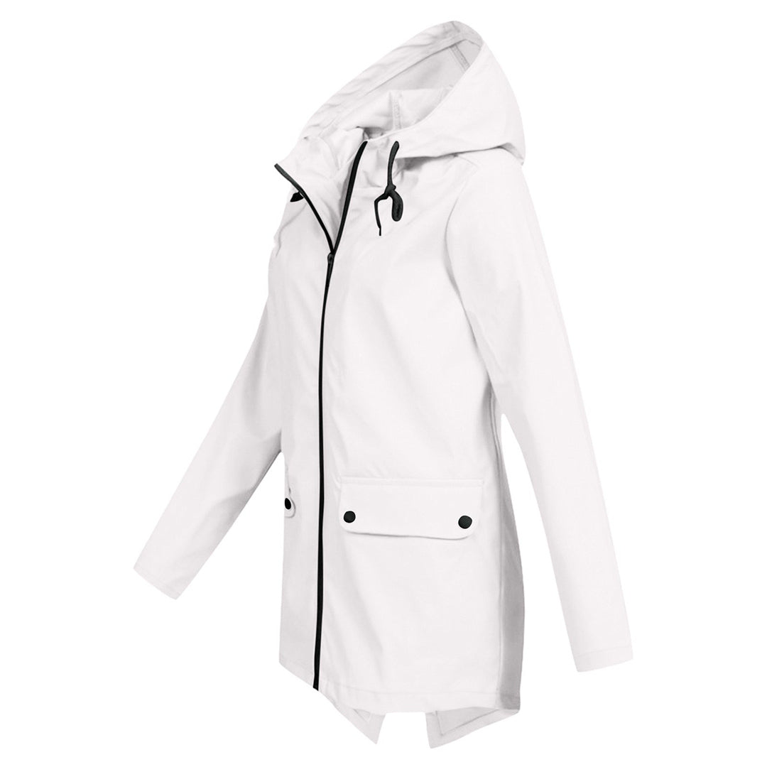 Francine – Women's Hooded Longline Raincoat