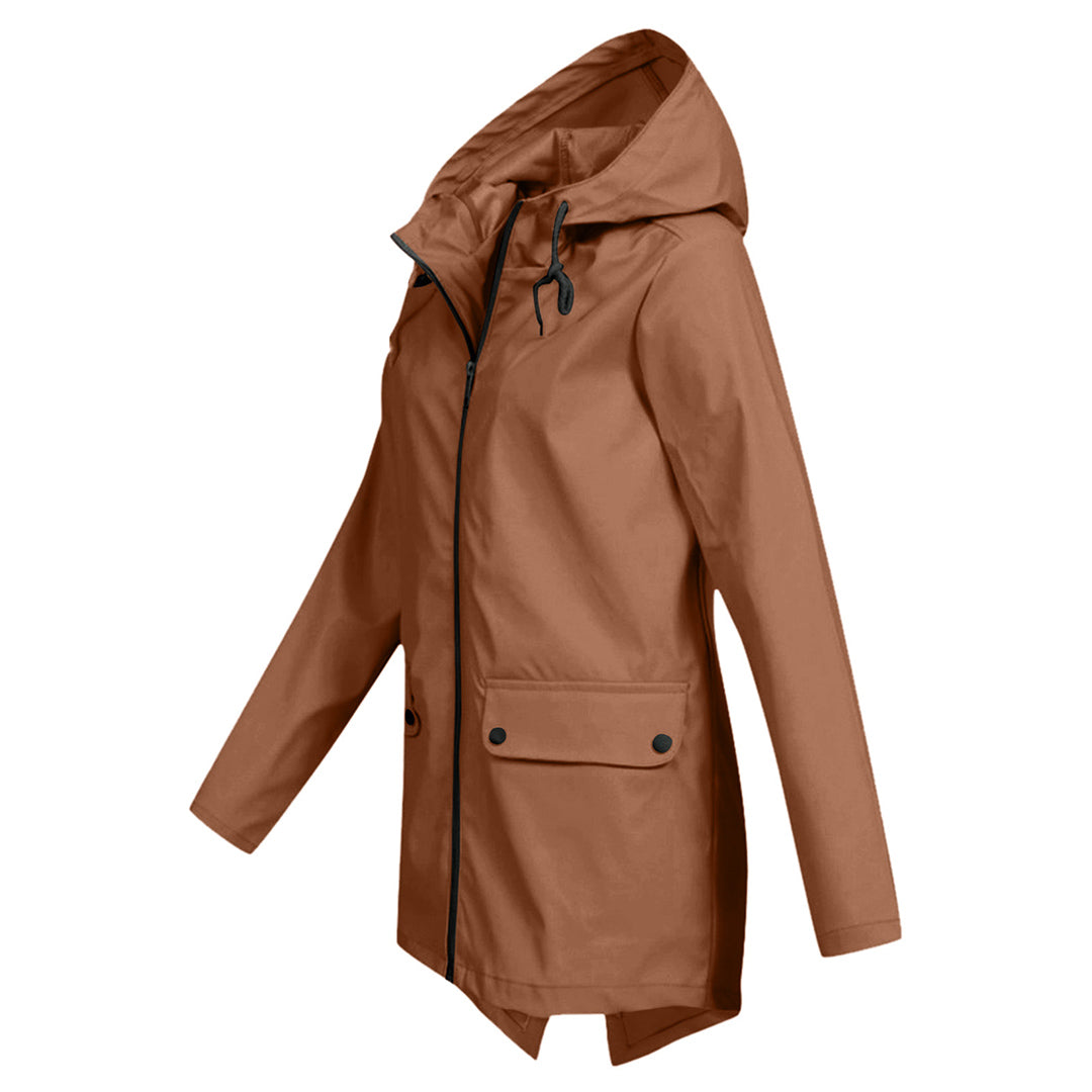 Francine – Women's Hooded Longline Raincoat