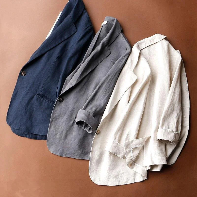 Audrey | Linen Blazer
