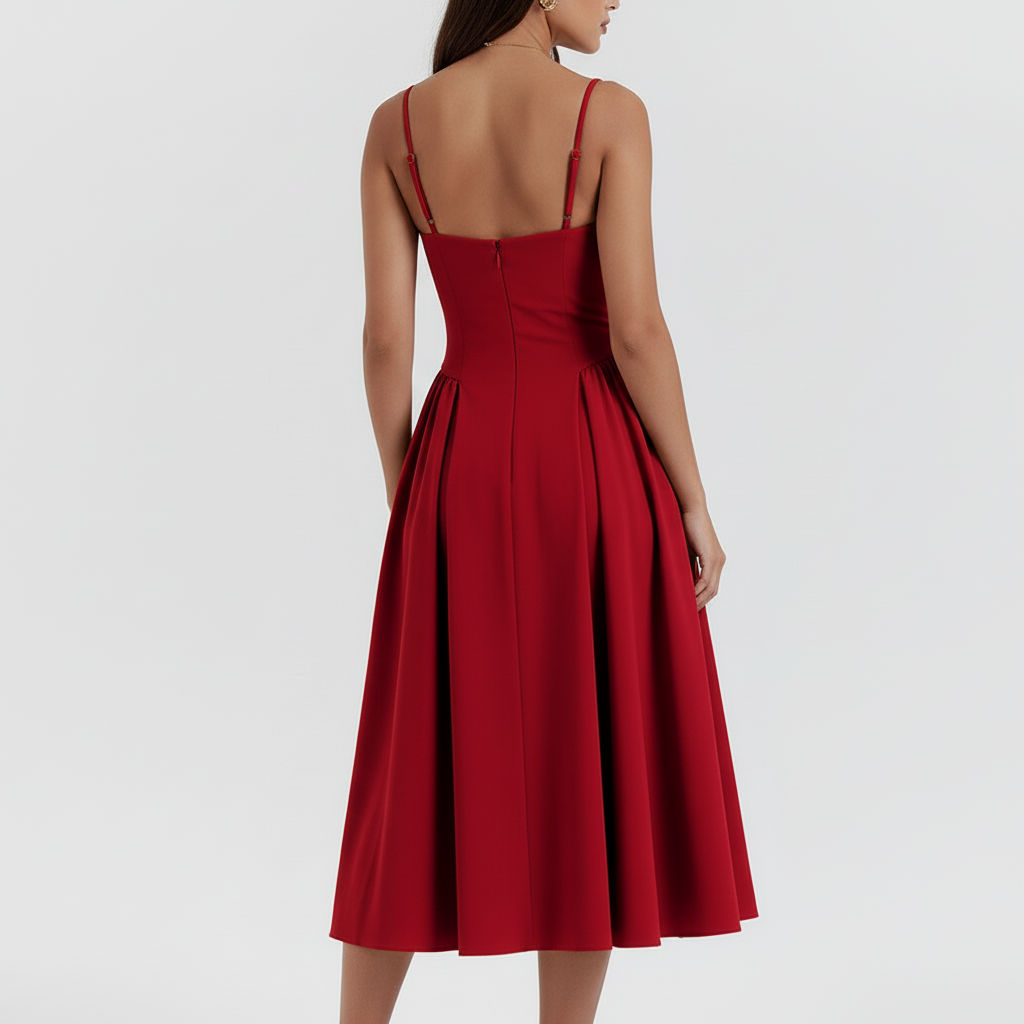Aria Bustier Midi Dress
