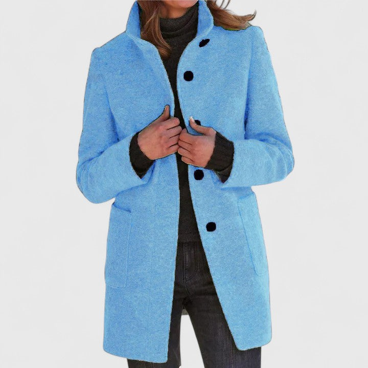 The Celine™ | Tailored Textured Coat