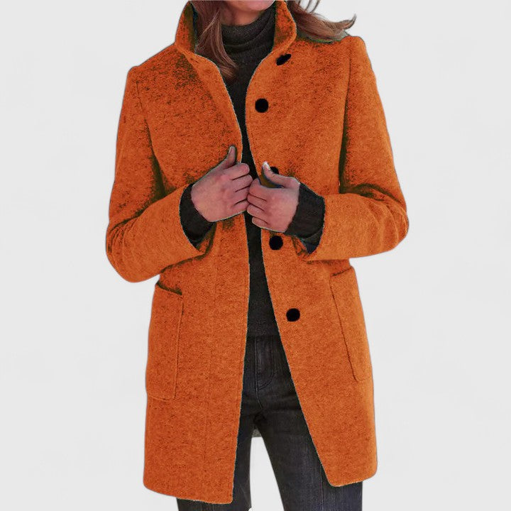 The Celine™ | Tailored Textured Coat