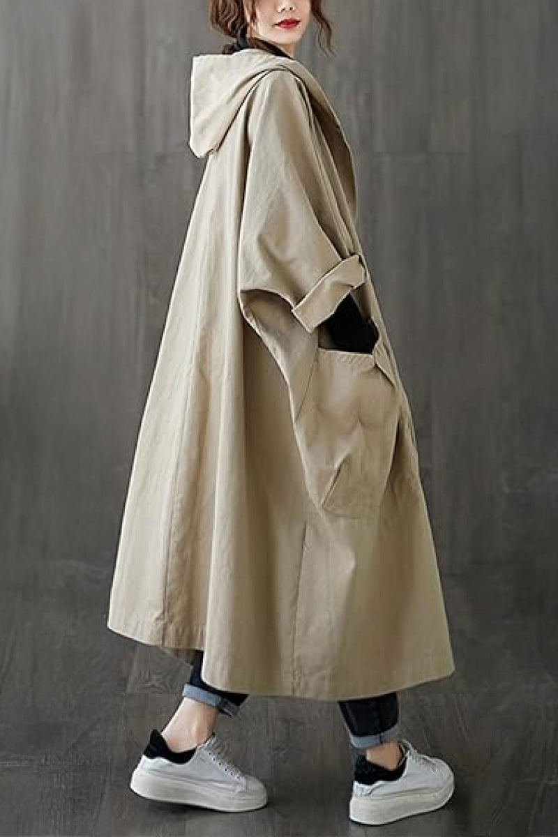 Indigo | Oversized Windbreaker Jacket