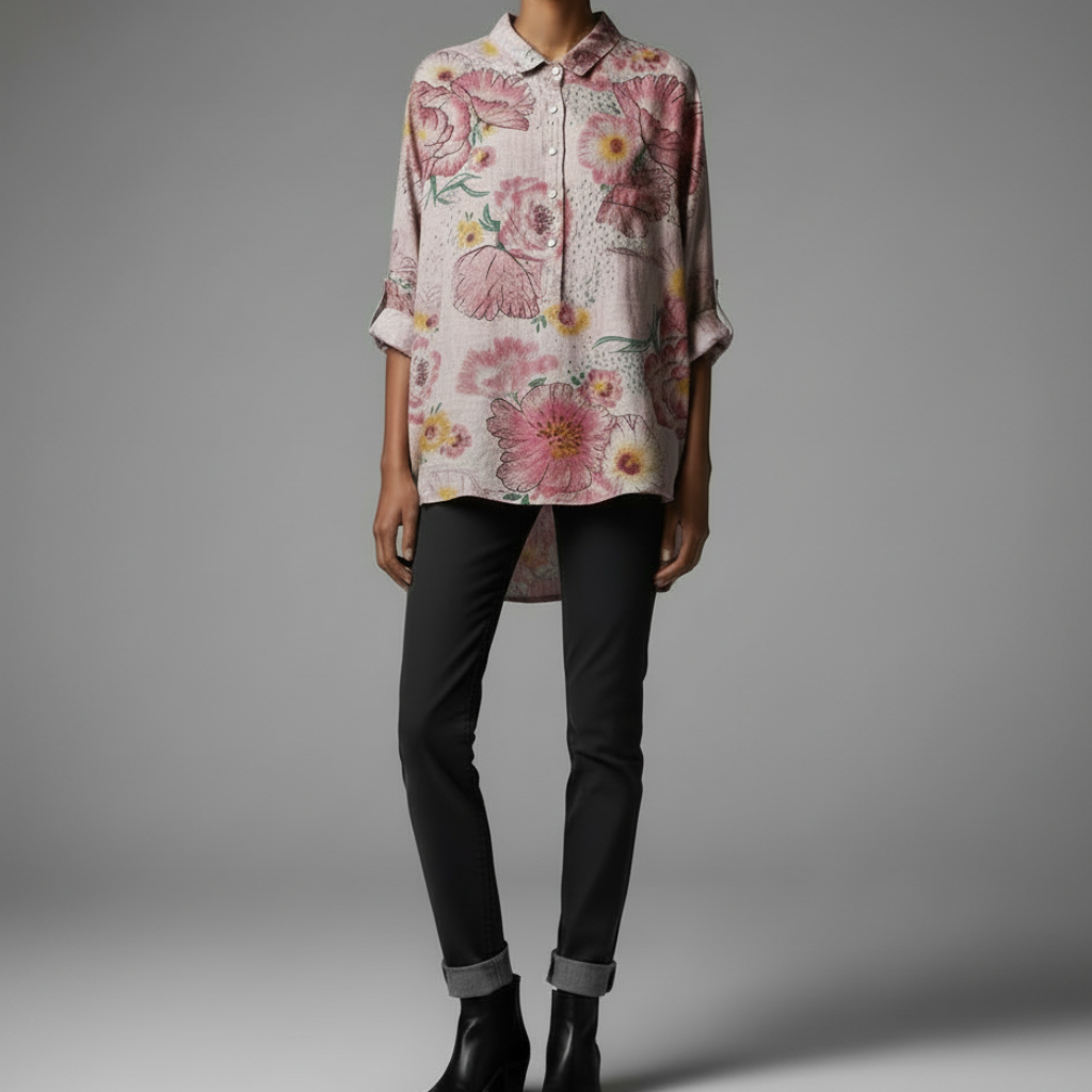 Celeste Patchwork Floral Shirt