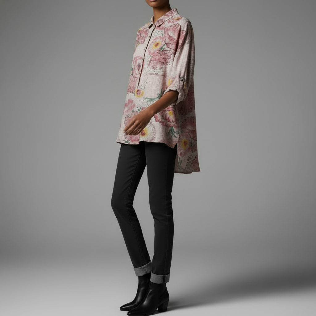 Celeste Patchwork Floral Shirt