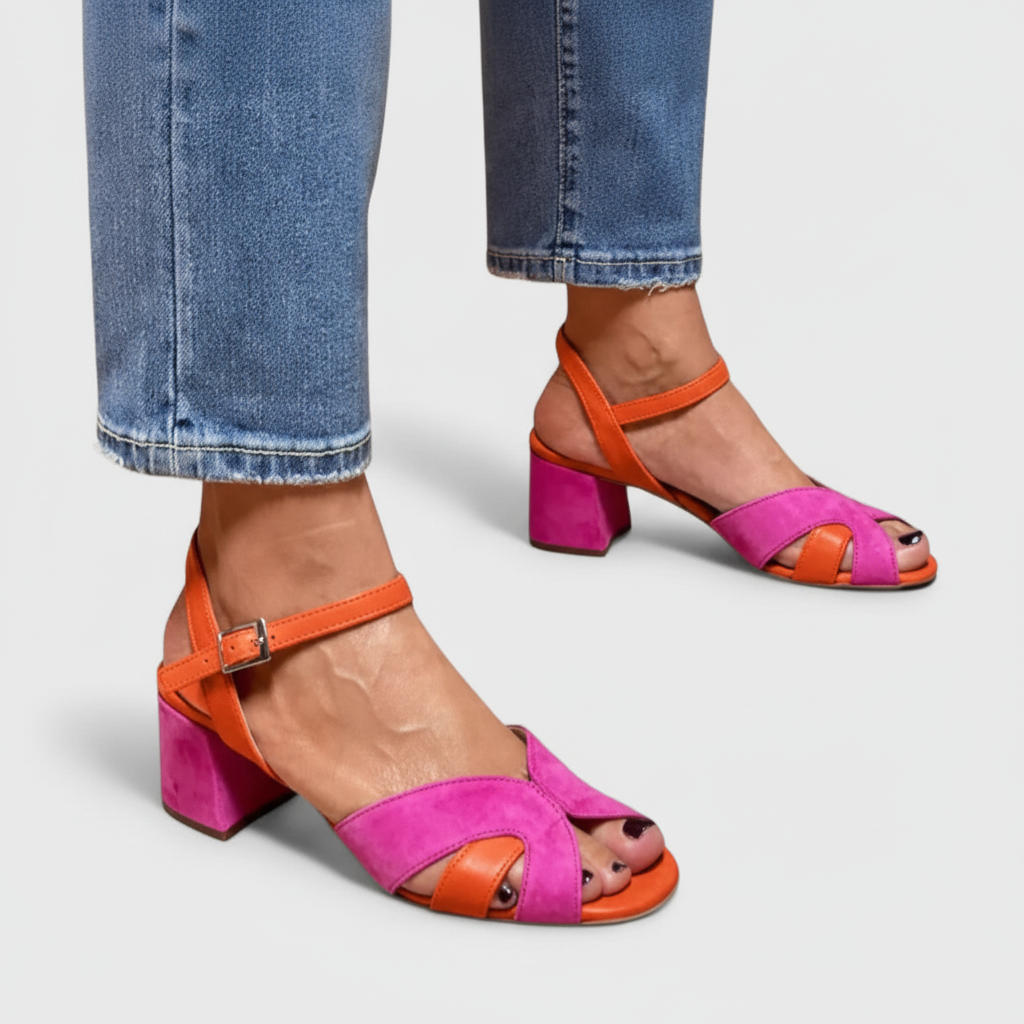 Scarlet Block Heel Sandal