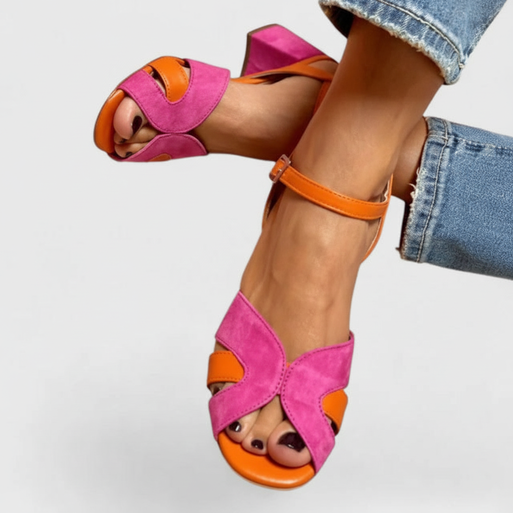 Scarlet Block Heel Sandal
