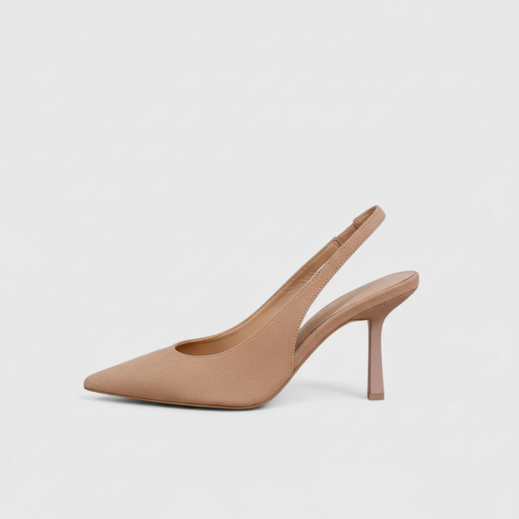 Celeste Suede Slingback Heel