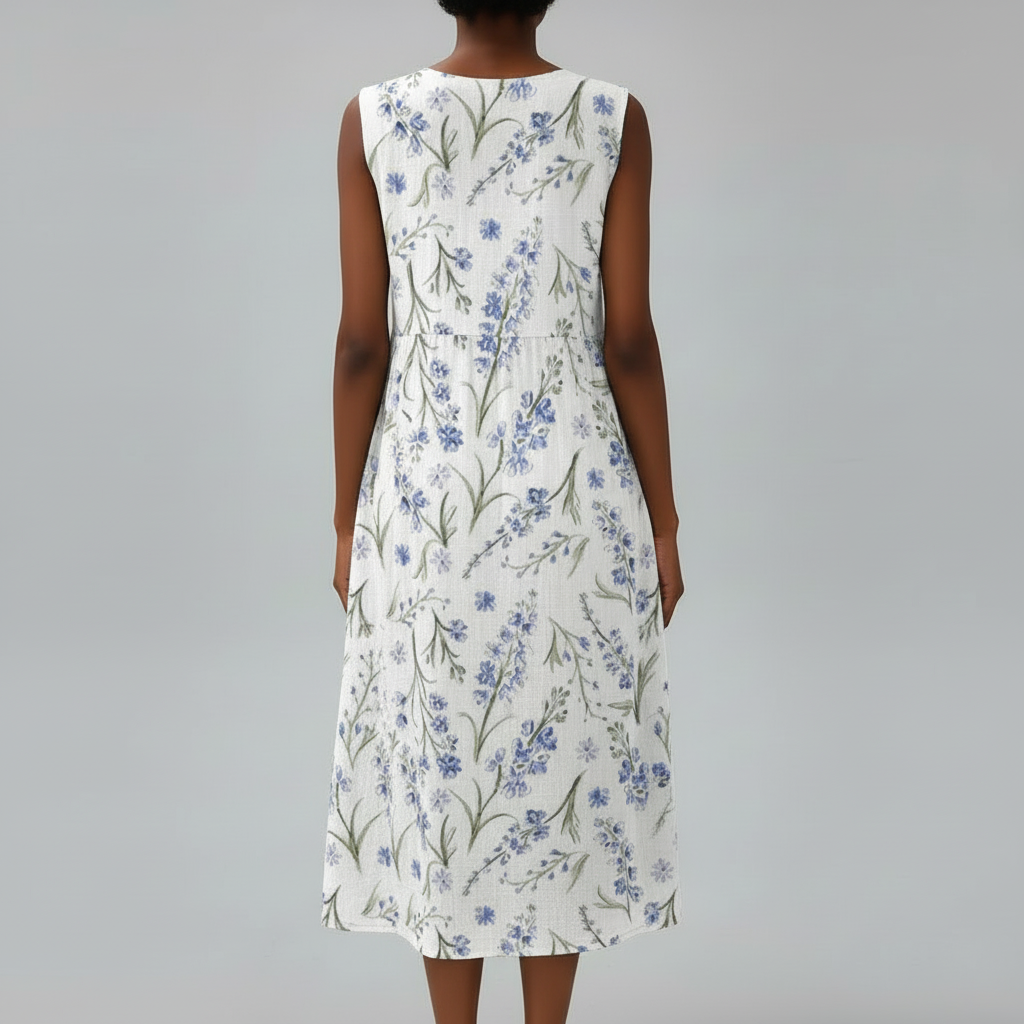 Mila Floral Print Midi Dress