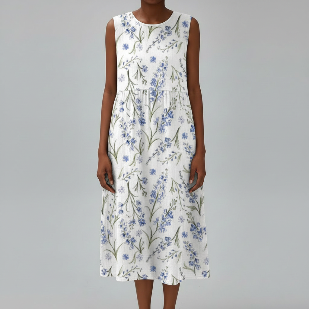 Mila Floral Print Midi Dress